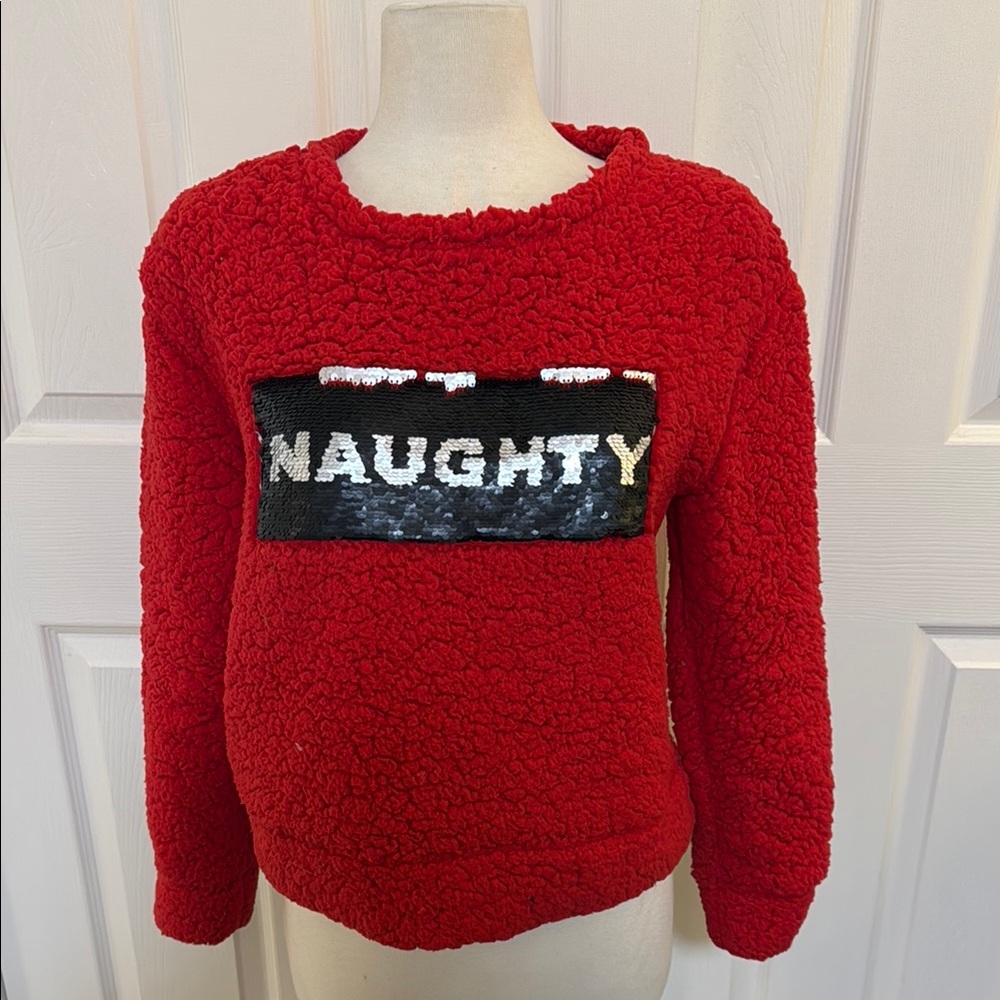 Cozy Ugly Sweater “Naughty/ Nice”